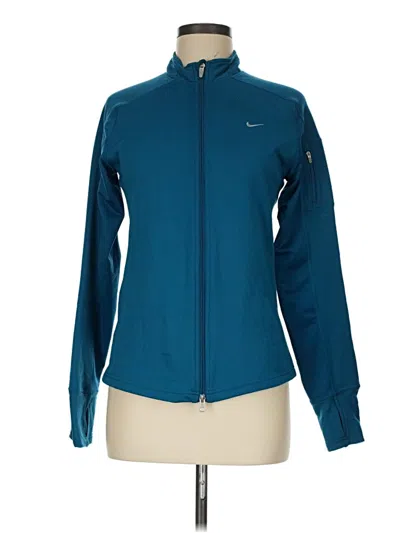 Pre-owned Nike Track Jacket In Blue