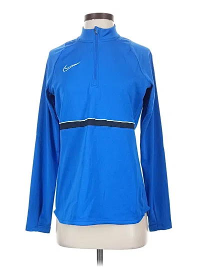 Pre-owned Nike Track Jacket In Blue