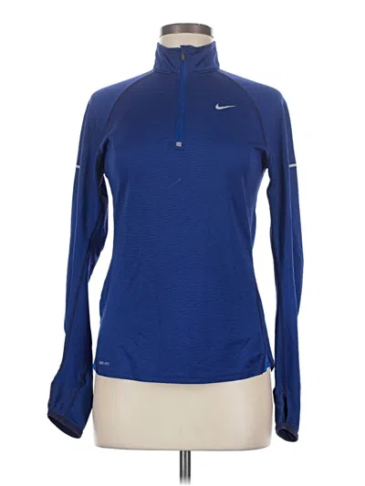Pre-owned Nike Track Jacket In Blue