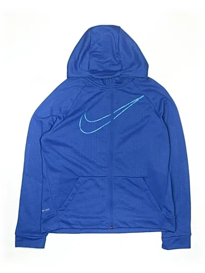 Pre-owned Nike Kids' Track Jacket In Blue