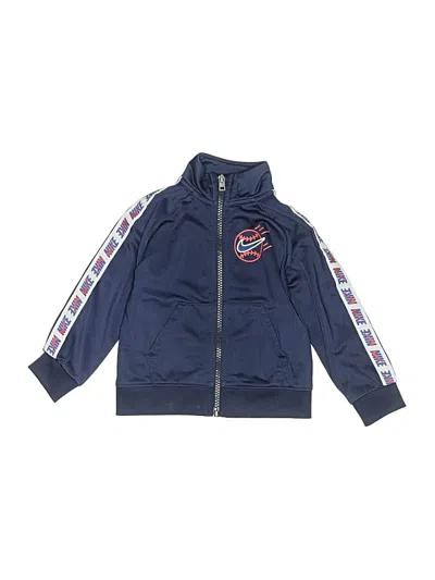 Pre-owned Nike Kids' Track Jacket In Blue