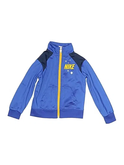 Pre-owned Nike Kids' Track Jacket In Blue