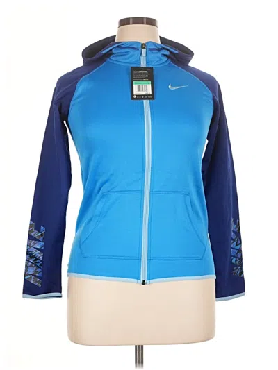 Pre-owned Nike Track Jacket In Blue