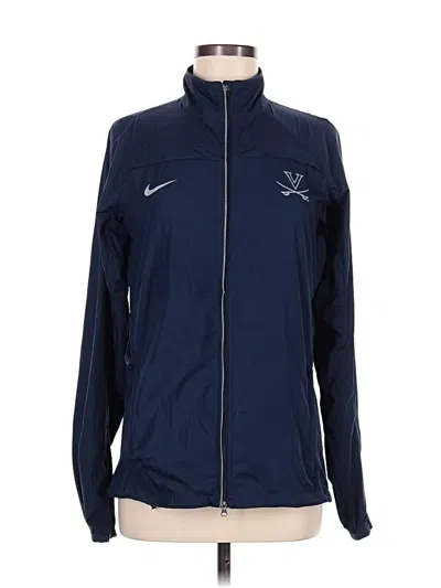 Pre-owned Nike Track Jacket In Blue