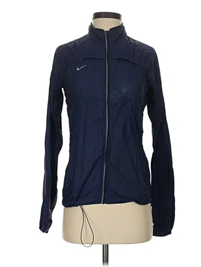 Pre-owned Nike Track Jacket In Blue