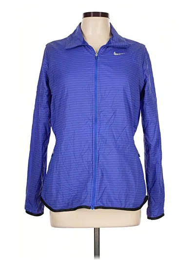 Pre-owned Nike Track Jacket In Blue