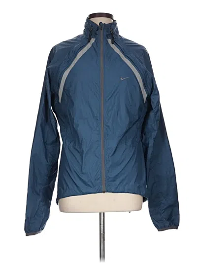 Pre-owned Nike Track Jacket In Blue
