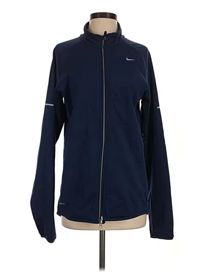 Pre-owned Nike Track Jacket In Blue