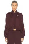 Nike Track Jacket In Burgundy