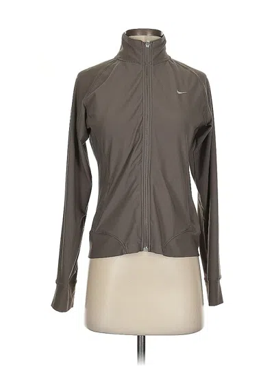 Pre-owned Nike Track Jacket In Gray