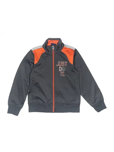 Pre-owned Nike Kids' Track Jacket In Gray