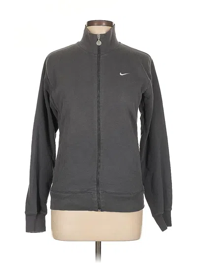Pre-owned Nike Track Jacket In Gray