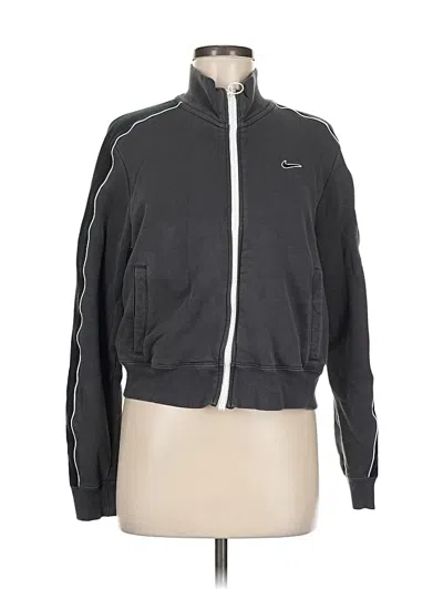 Pre-owned Nike Track Jacket In Gray