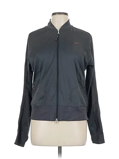 Pre-owned Nike Track Jacket In Gray