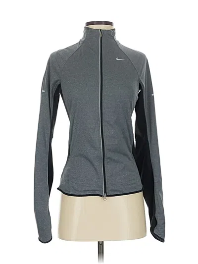 Pre-owned Nike Track Jacket In Gray