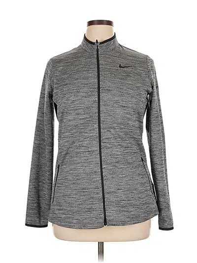 Pre-owned Nike Track Jacket In Gray