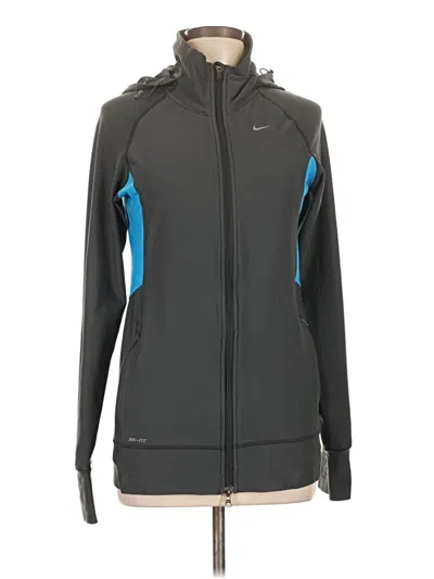 Pre-owned Nike Track Jacket In Gray