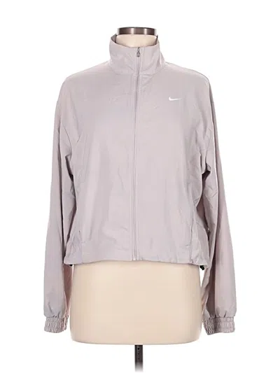 Pre-owned Nike Track Jacket In Gray