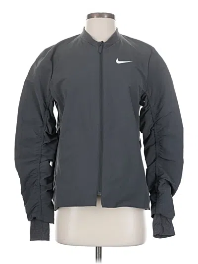 Pre-owned Nike Track Jacket In Gray
