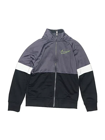 Pre-owned Nike Kids' Track Jacket In Gray
