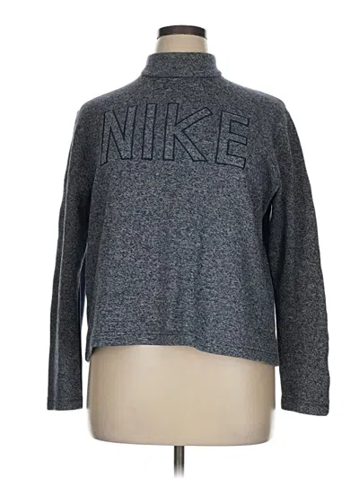 Pre-owned Nike Track Jacket In Gray