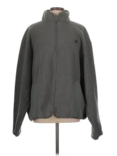Pre-owned Nike Track Jacket In Gray