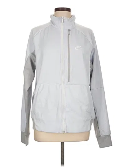 Pre-owned Nike Track Jacket In Gray