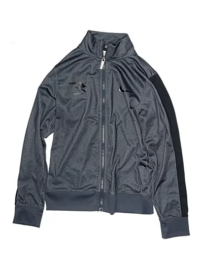 Pre-owned Nike Kids' Track Jacket In Gray