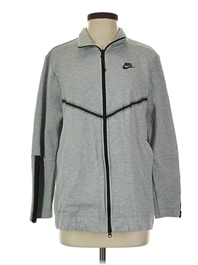 Pre-owned Nike Track Jacket In Gray