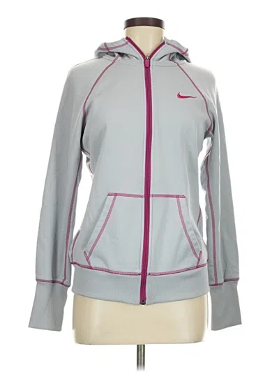 Pre-owned Nike Track Jacket In Gray