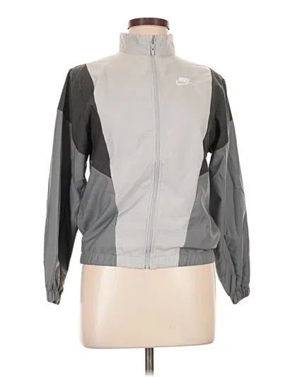 Pre-owned Nike Track Jacket In Gray