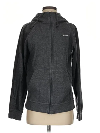 Pre-owned Nike Track Jacket In Gray