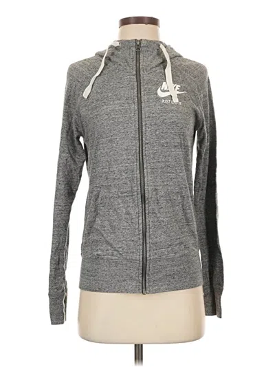 Pre-owned Nike Track Jacket In Gray