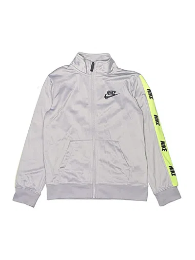 Pre-owned Nike Kids' Track Jacket In Gray