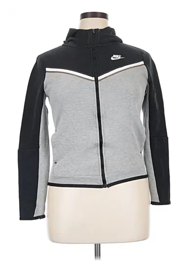 Pre-owned Nike Track Jacket In Gray