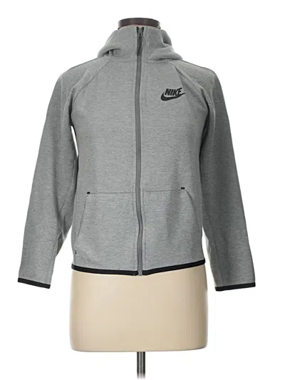 Pre-owned Nike Track Jacket In Gray