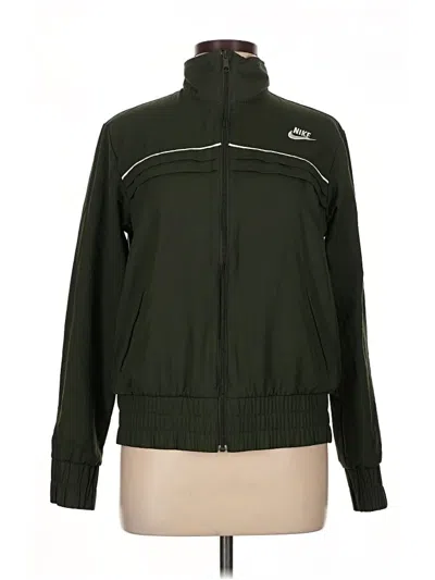 Pre-owned Nike Track Jacket In Green