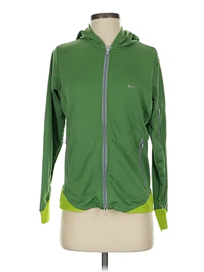 Pre-owned Nike Track Jacket In Green