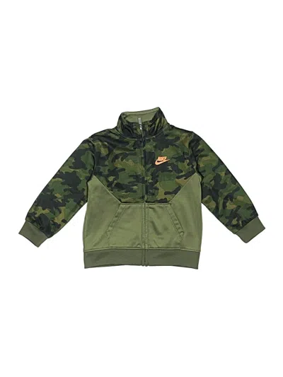Pre-owned Nike Kids' Track Jacket In Green