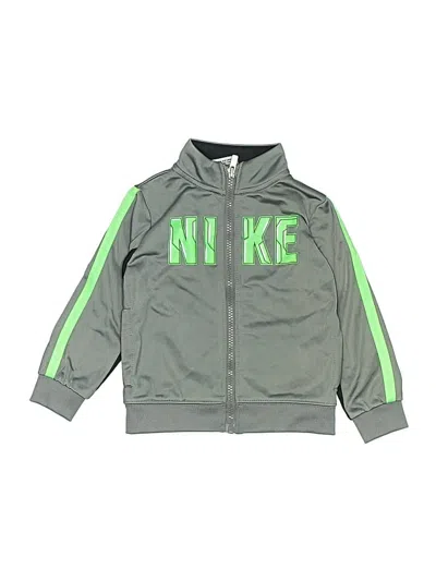 Pre-owned Nike Kids' Track Jacket In Green