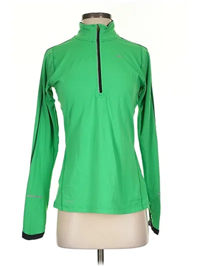 Pre-owned Nike Track Jacket In Green