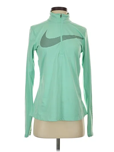 Pre-owned Nike Track Jacket In Green