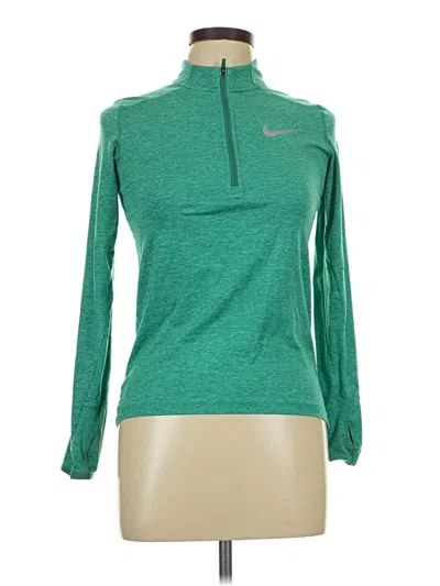 Pre-owned Nike Track Jacket In Green