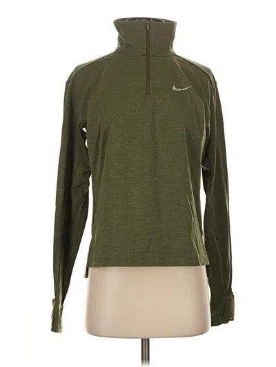 Pre-owned Nike Track Jacket In Green