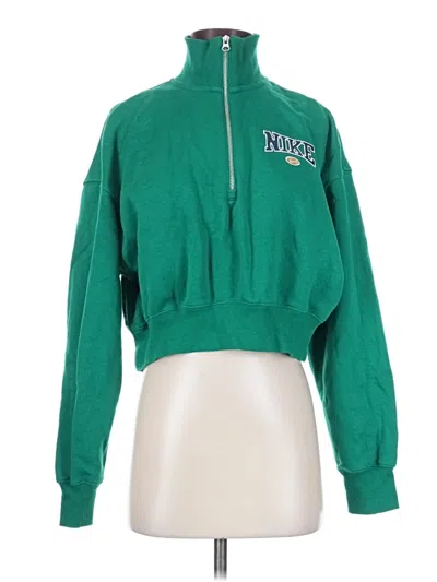 Pre-owned Nike Track Jacket In Green