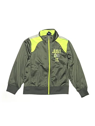 Pre-owned Nike Kids' Track Jacket In Green
