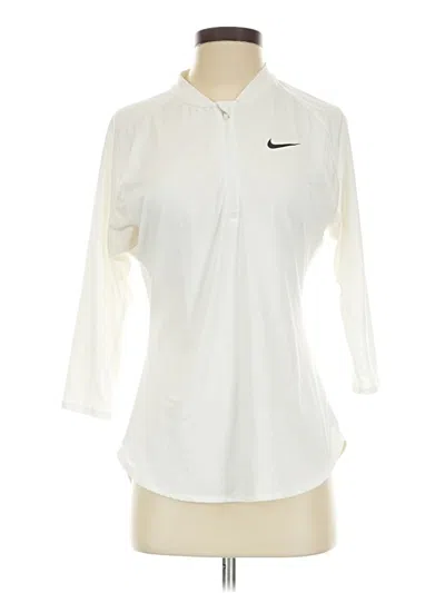 Pre-owned Nike Track Jacket In Ivory