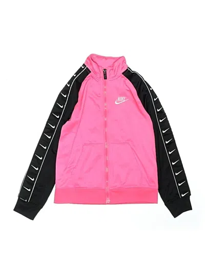 Pre-owned Nike Kids' Track Jacket In Pink