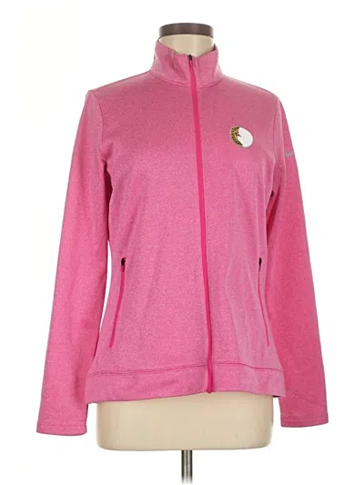 Pre-owned Nike Track Jacket In Pink