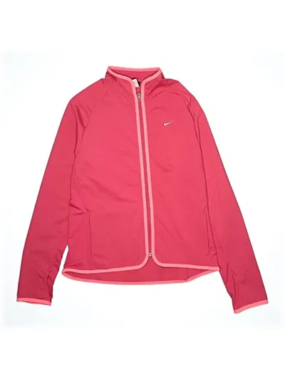 Pre-owned Nike Kids' Track Jacket In Pink